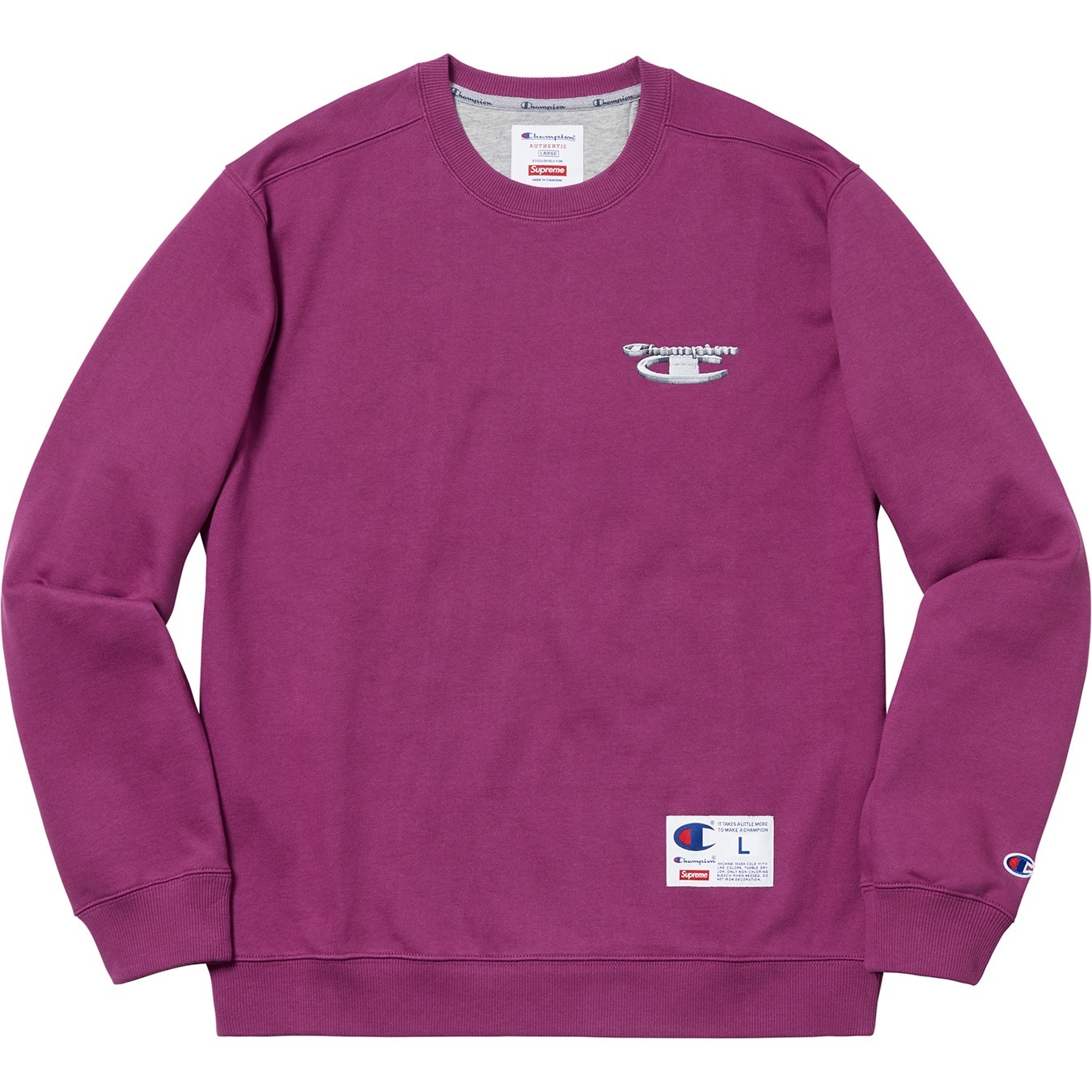 Supreme®/Champion® 3D Metallic Crewneck view 4